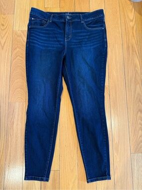 Maurices Deep Indigo Stretch Skinny Jeans